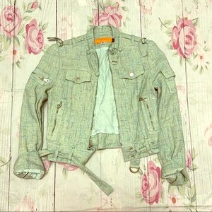 Cynthia Steffe Cropped Tweed jacket